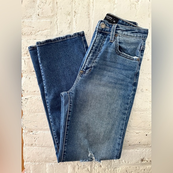 Just Black Denim – 90s Slim Straight Jeans – Size 25 – Made in USA - Picture 1 of 4